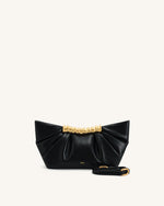 Pochette plissée Leia - Noir