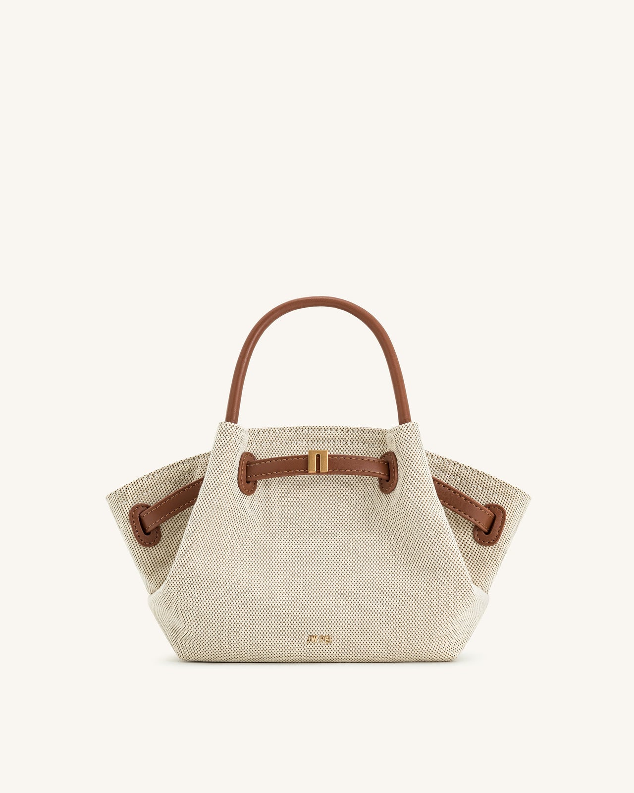 Sac Mini Tote Hana - Toile Marron