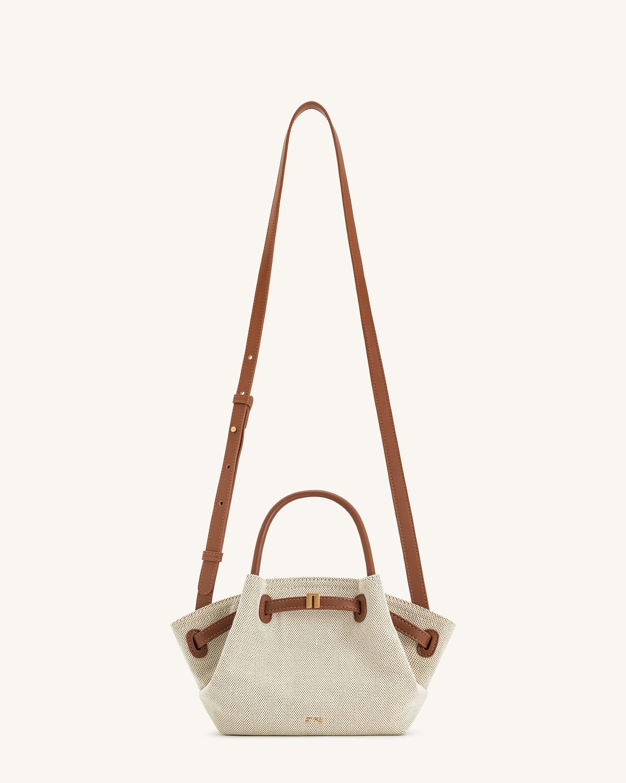 Sac Mini Tote Hana - Toile Marron