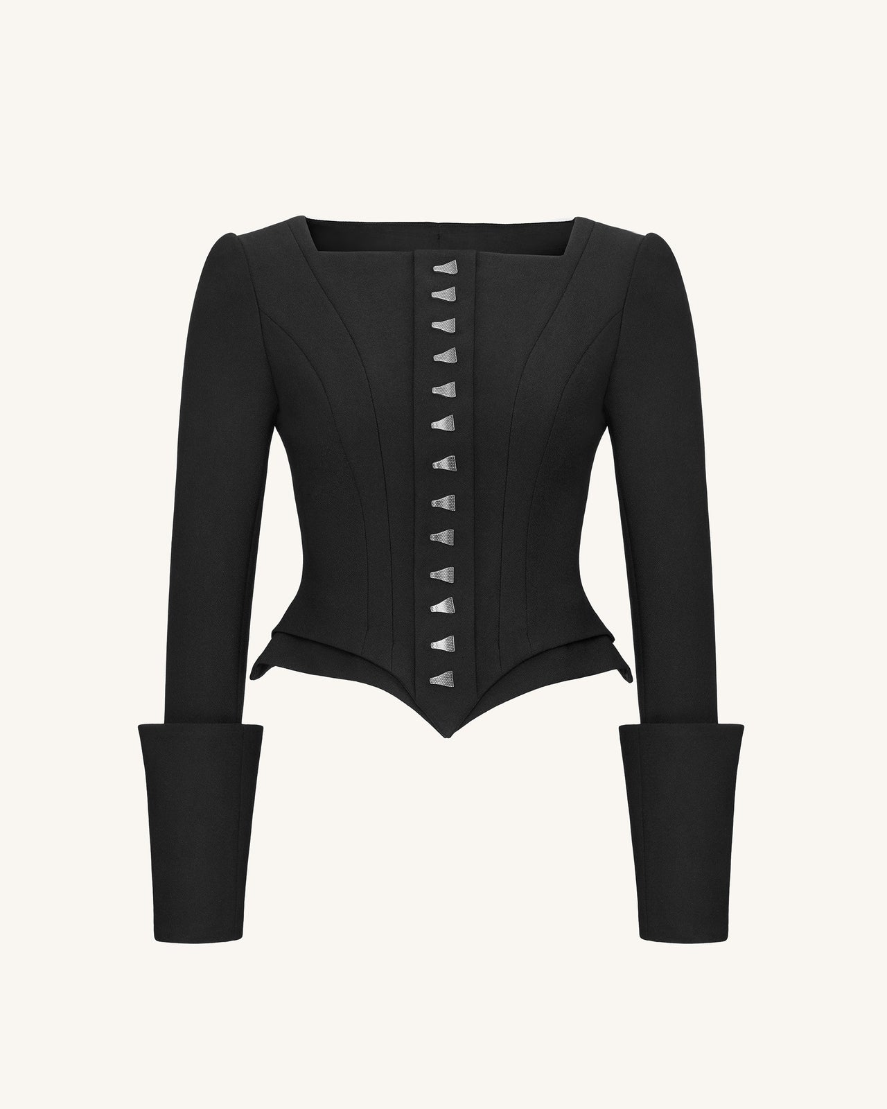 Blazer Inspiré du Corset Lydia - Noir