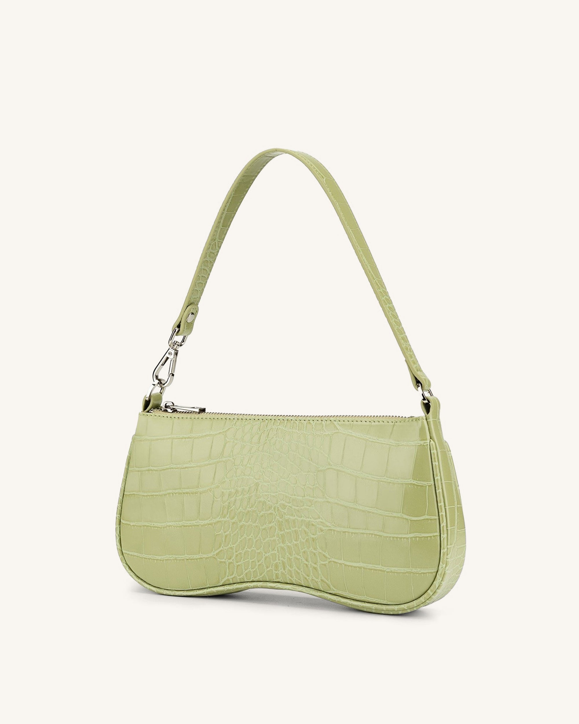 Sac Bandouli re Eva Vert Clair Effet Croco E SHOP OFFICIEL JW